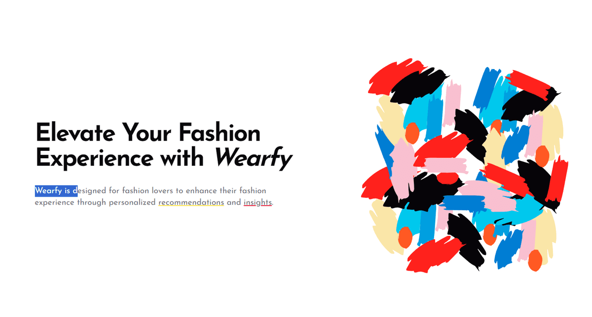 Wearfy: Fashion Meets Code